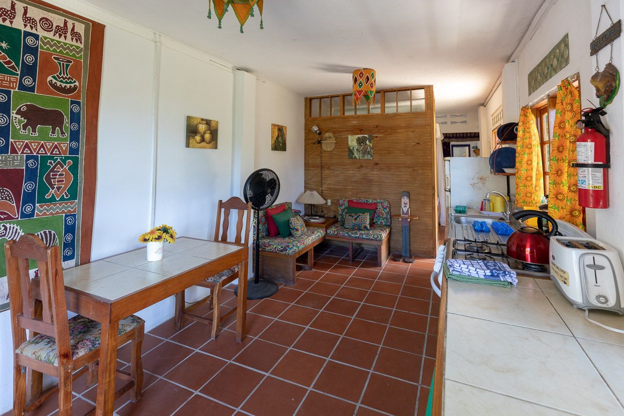 Leapfrog at Castara Villas: the living area