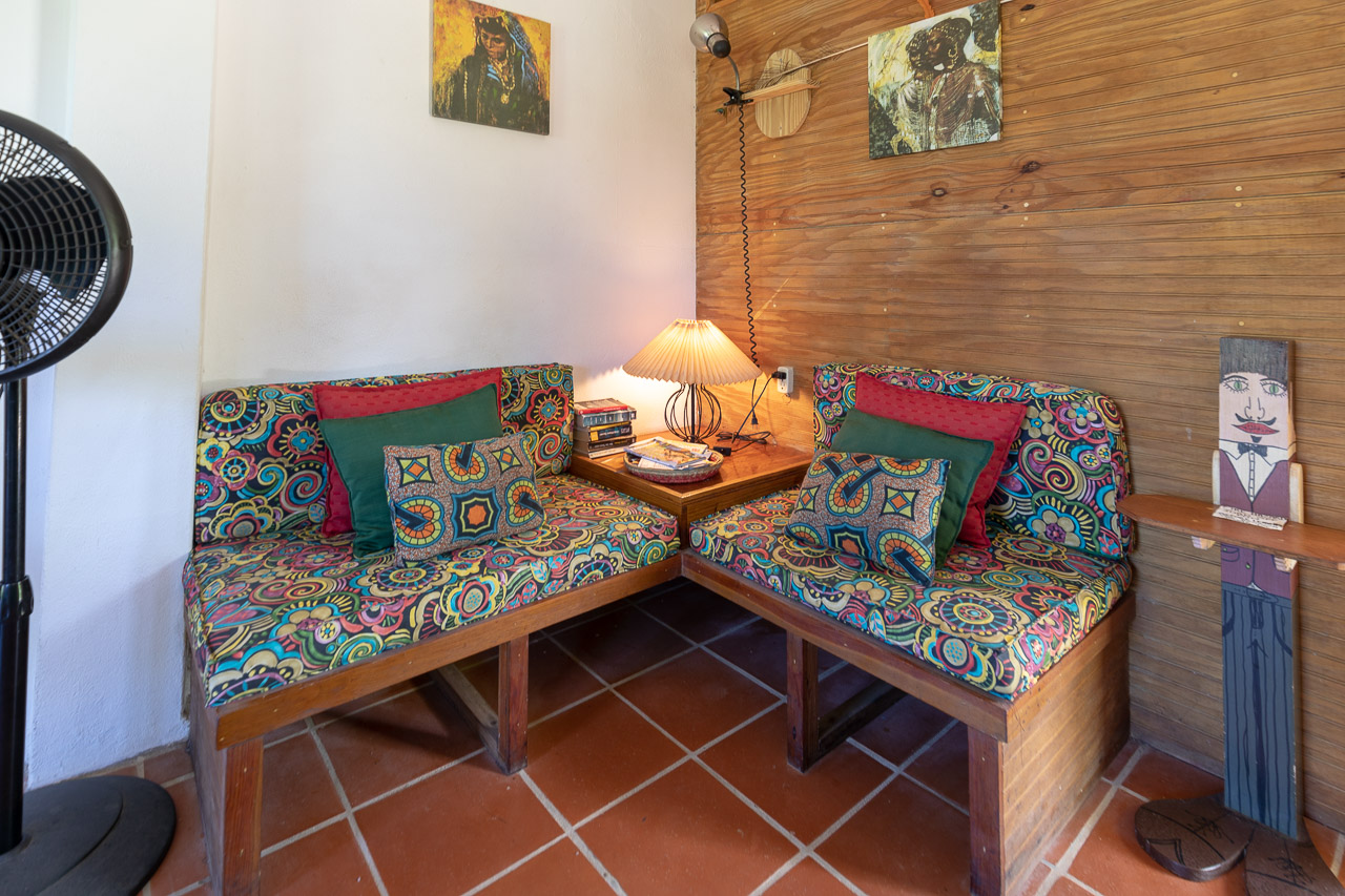 Leapfrog at Castara Villas: comfortable seating area