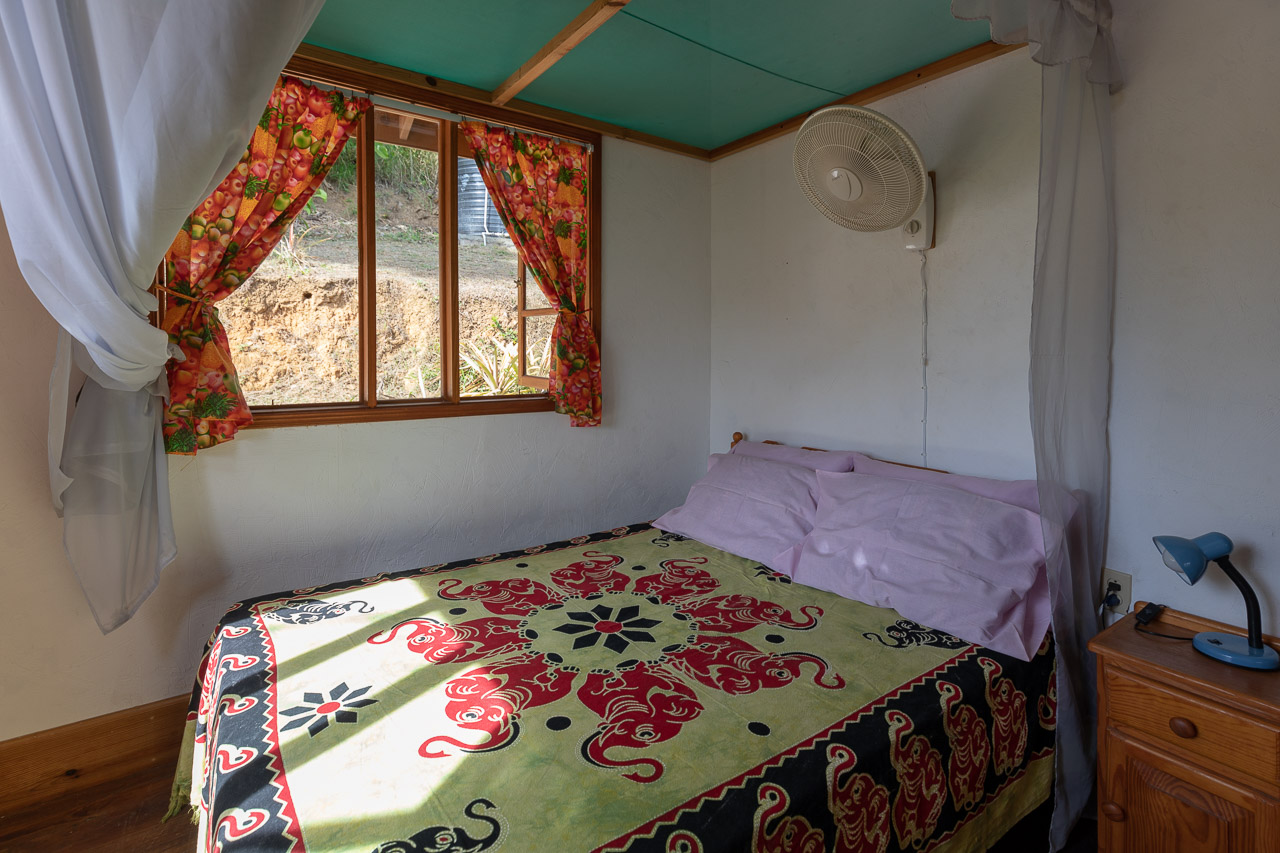 Toad Heights at Castara Villas: the master bedroom